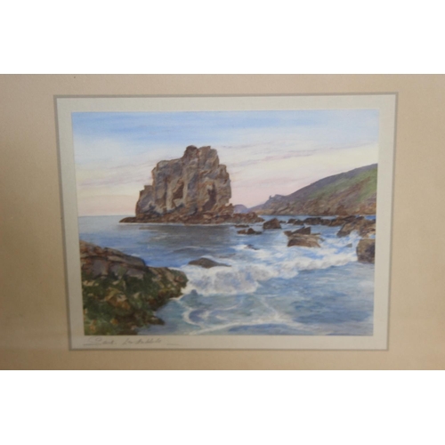 166 - 5 X IRISH COSTAL VIEWS WATERCOLOURS SIGHNED BY ALEC WILLIAMS RHA,D MORRIS AND SARK STANBOWN.
59 X 40... 