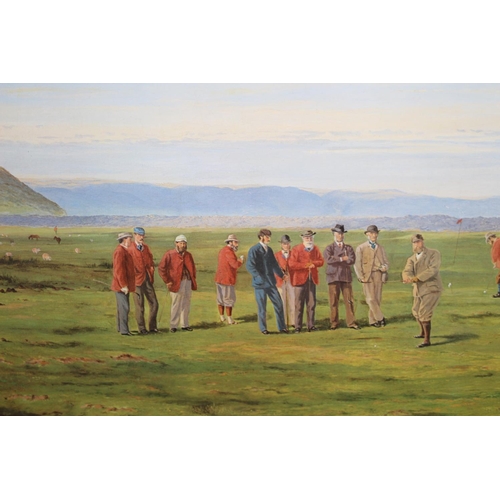 167 - LARGE GOLFING PRINT
110 X 79CM