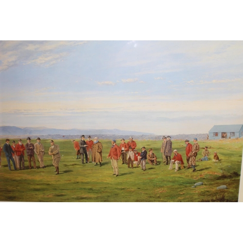 167 - LARGE GOLFING PRINT
110 X 79CM