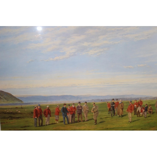 167 - LARGE GOLFING PRINT
110 X 79CM