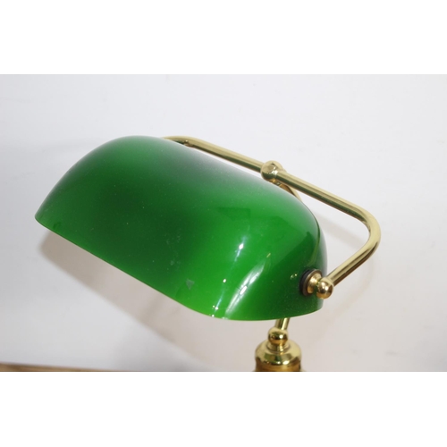 219 - VINTAGE GREEN DESK LAMP
37CM