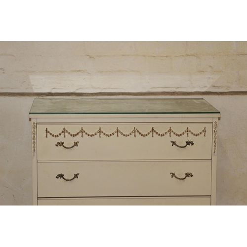 19 - Queen Anne STYLE CHEST OF DRAWERS 
76 X 40 X 99CM