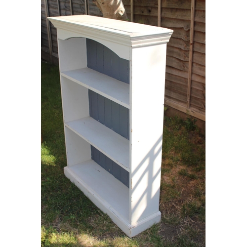 57 - PAINTED BOOKSHELF 
90 X 26 X 120CM