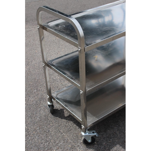 62 - STEEL BUFFET TROLLEY
88 X 85 X 48CM