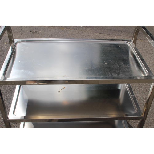 62 - STEEL BUFFET TROLLEY
88 X 85 X 48CM