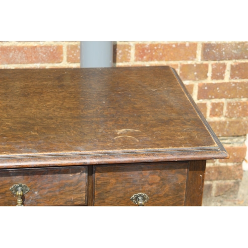 83 - VINTAGE EDWARDIAN KNEE HOLE DESK