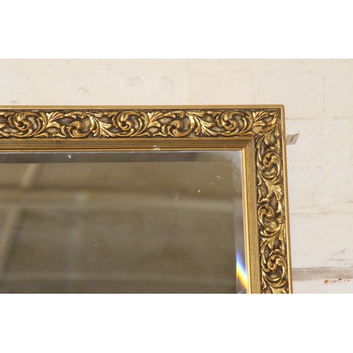 194 - LARGE ORNATE GOLD MIRROR
103 X 132CM