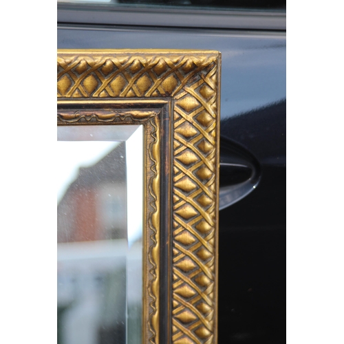 203 - VINTAGE FRAMED MIRROR 
104 X 74CM