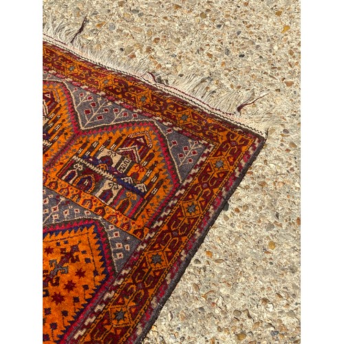 125 - VINTAGE EASTERN PRAYER RUG
138 X 85