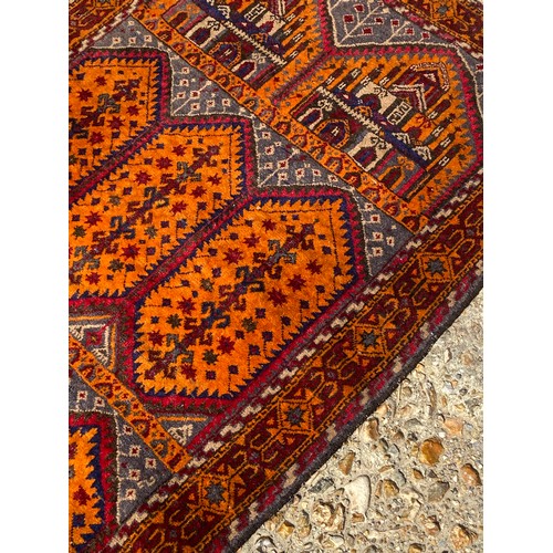 125 - VINTAGE EASTERN PRAYER RUG
138 X 85