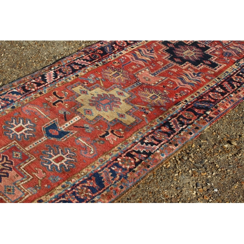 113 - LARGE GEOMETRIC PERSIAN RUNNER RUG
450 X 90CM