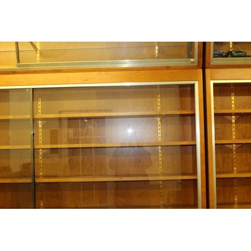 98 - LARGE PROFESSIONAL WALL MOUNTED LOCKABLE GLASS COLLECTORS DISPLAY CABINETS
203 x 247 x 42 LARGEST OV... 