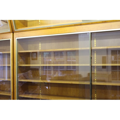 98 - LARGE PROFESSIONAL WALL MOUNTED LOCKABLE GLASS COLLECTORS DISPLAY CABINETS
203 x 247 x 42 LARGEST OV... 