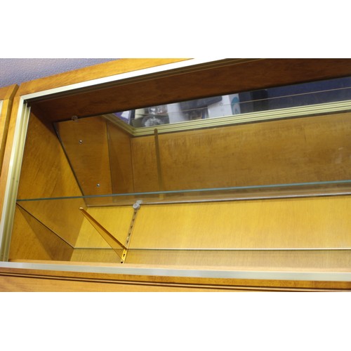 98 - LARGE PROFESSIONAL WALL MOUNTED LOCKABLE GLASS COLLECTORS DISPLAY CABINETS
203 x 247 x 42 LARGEST OV... 