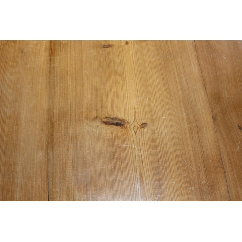 12 - NATURAL PINE REFECTORY DINING TABLE 
183 X 75 X 105CM