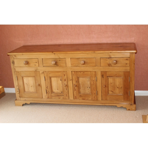 13 - PINE SIDEBOARD 
178 X 52 X 83CM