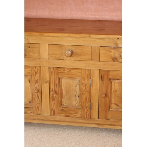 13 - PINE SIDEBOARD 
178 X 52 X 83CM