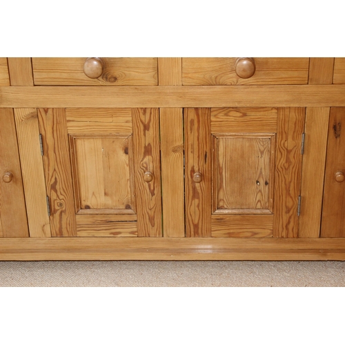 13 - PINE SIDEBOARD 
178 X 52 X 83CM