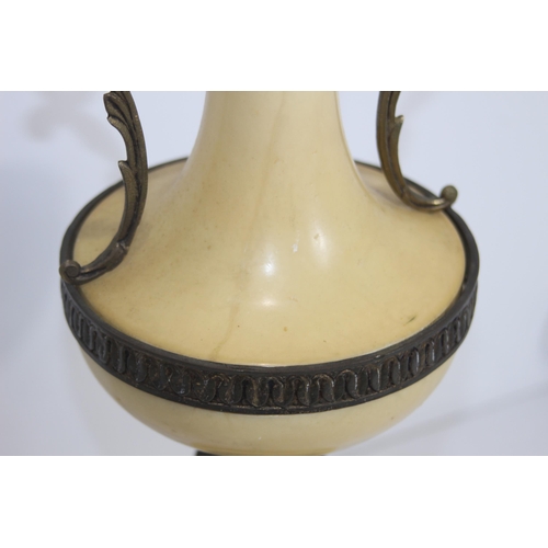 106 - VINTAGE MARBEL LAMP BASE 
55 X 18CM