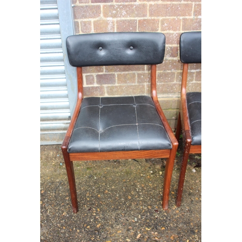 21 - VINTAGE RETRO VANSON BUTTERFLY TABLE AND 6 CHAIRS 
190 X 86 X 70CM