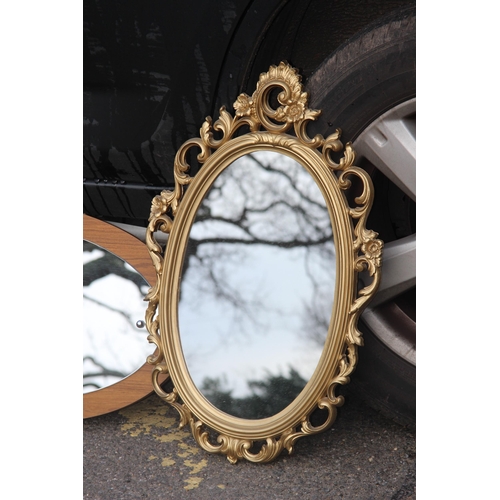 141 - 5 X DECORATIVE MIRRORS 
70 X 53CM