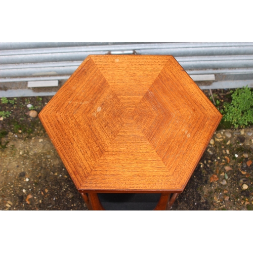 23 - SMALL RETRO DANISH TABLE 
41 X 45 X 46CM