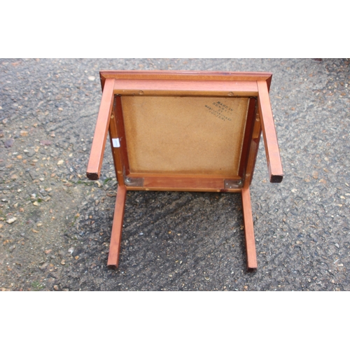 24 - RETRO DANISH TILED SIDE TABLE 
51 X 51 X 41CM