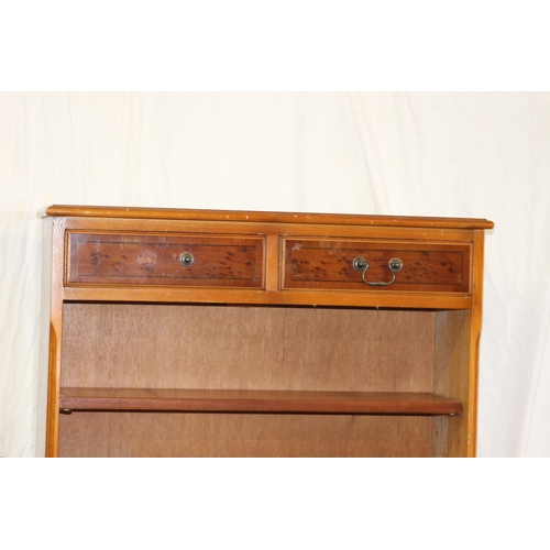 32 - 3 X REPRODUCTION YEW WOOD CABINETS 
115 X 38 X 38CM