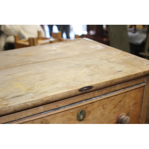 34 - VICTORIAN CHEST OF DRAWERS AND GLAZED CUPBOARD - A/F
195 X 52 X 102CM