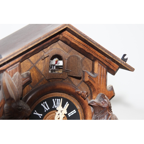 266 - VINTAGE Black Forest CUCKOO CLOCK WITH REGULA MOVEMENT 
38 X 20CM