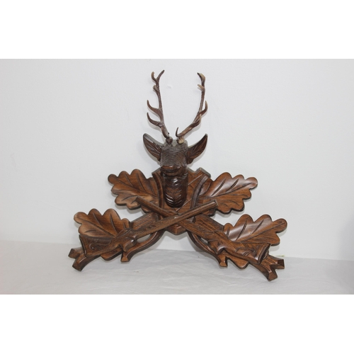 266 - VINTAGE Black Forest CUCKOO CLOCK WITH REGULA MOVEMENT 
38 X 20CM