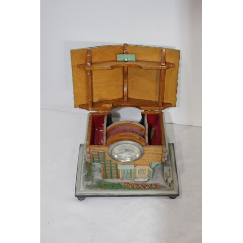 271 - QUANTITY OF VINTAGE WOODEN SWISS AND SWISS STYLE MUSIC AND MONEY BOXES ETC
20 X 12 X 16CM