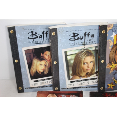 291 - QUANTITY OF BUFFY THE VAMPIRE SLAYER SCRIPT BOOKS ETC