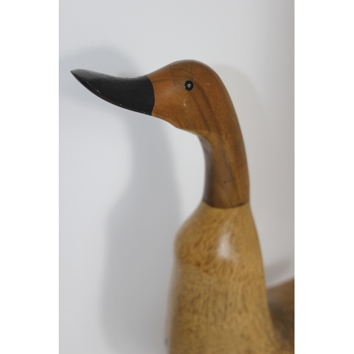 299 - WOODEN DUCK 
47CM