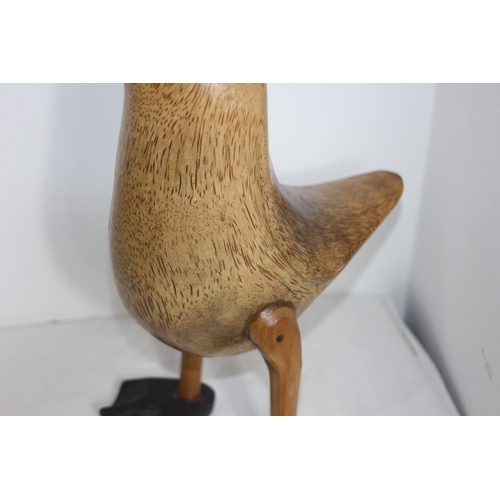 299 - WOODEN DUCK 
47CM