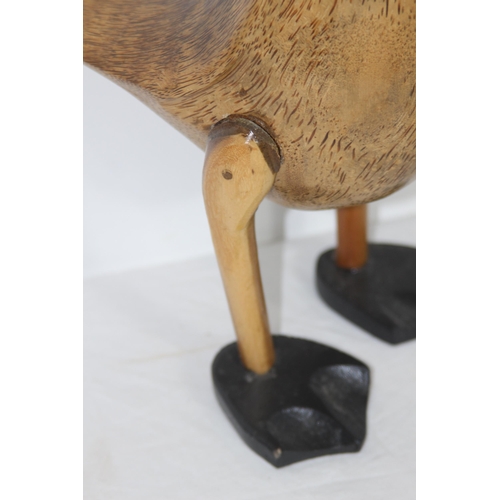 299 - WOODEN DUCK 
47CM