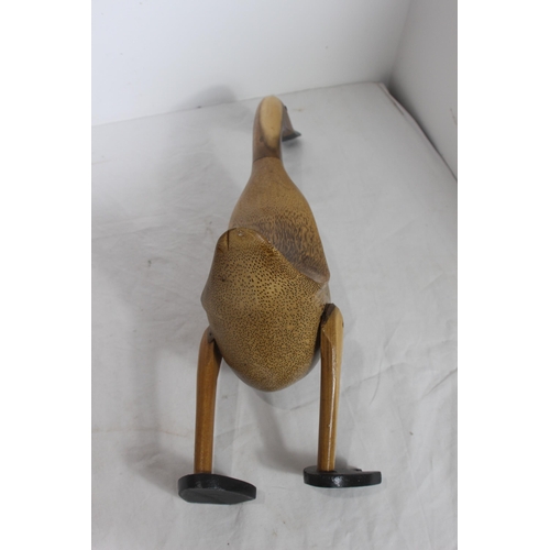 299 - WOODEN DUCK 
47CM