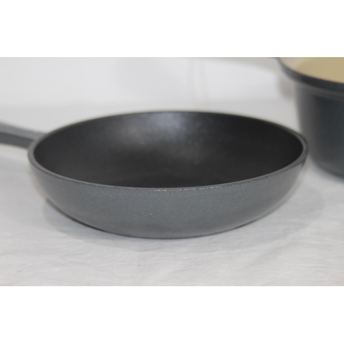 305 - 2 X LE CREUSET PANS 
18CM