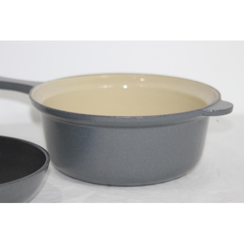 305 - 2 X LE CREUSET PANS 
18CM