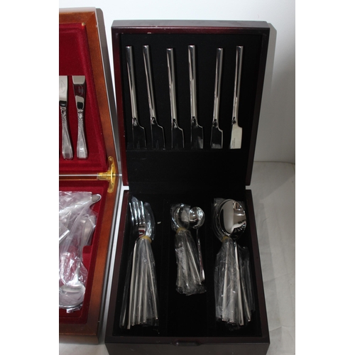 312 - 2 X BOXED CUTLERY SETS