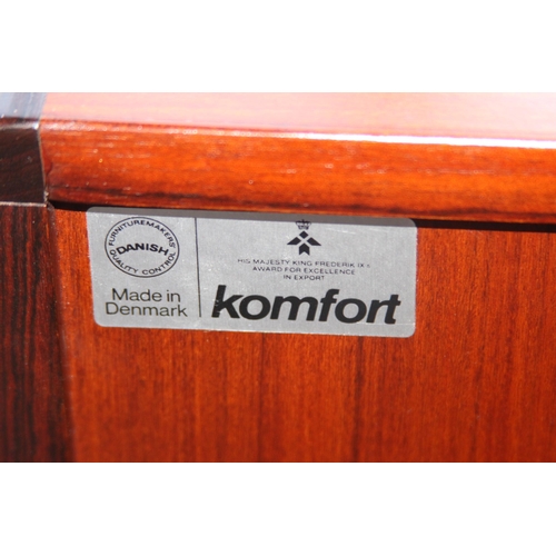 8 - DANISH KOMFORT  T.V MEDIA CABINET 
80 X 46 X 40CM