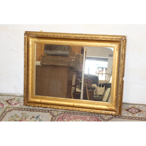 169 - ANTIQUE GILT FRAMED MIRROR 
87 X 70CM