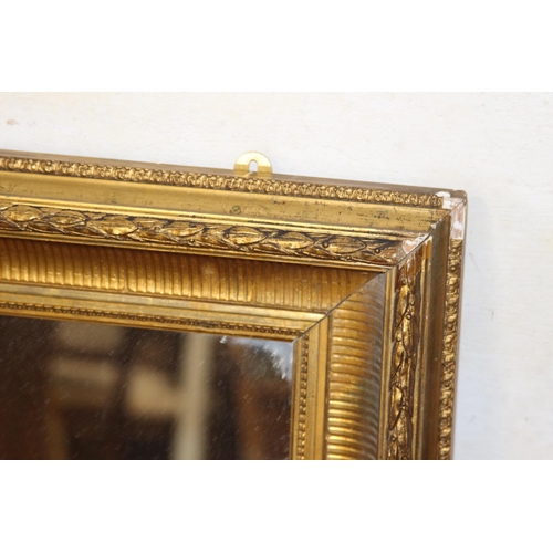 169 - ANTIQUE GILT FRAMED MIRROR 
87 X 70CM