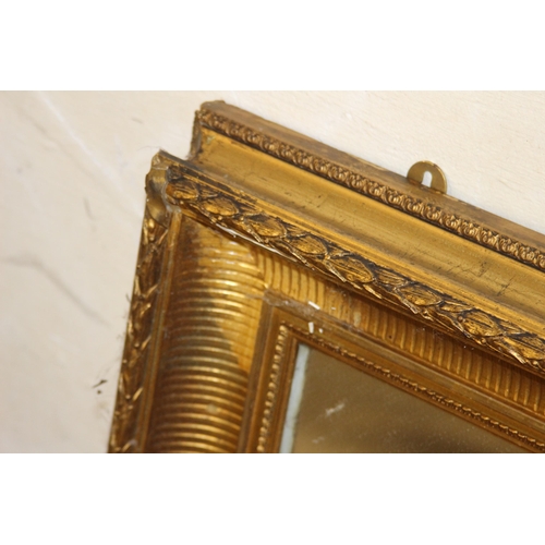 169 - ANTIQUE GILT FRAMED MIRROR 
87 X 70CM