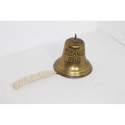 319 - TITANIC BRASS BELL
17CM