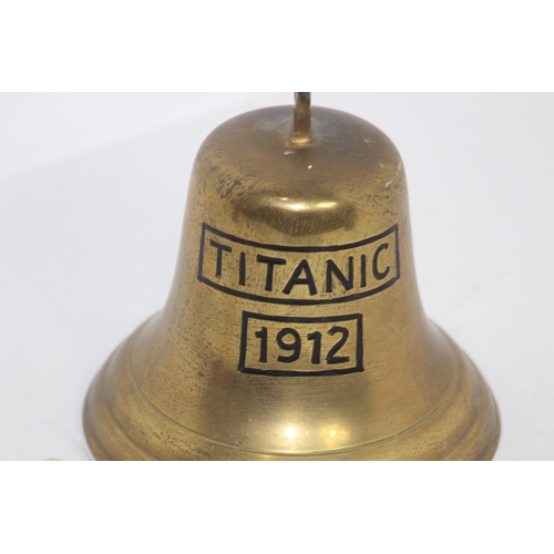 319 - TITANIC BRASS BELL
17CM