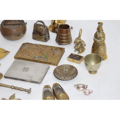 330 - QUANTITY OF INTERESTING BRASS ITEMS