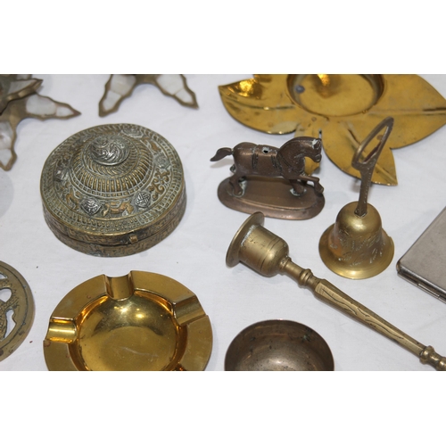 330 - QUANTITY OF INTERESTING BRASS ITEMS