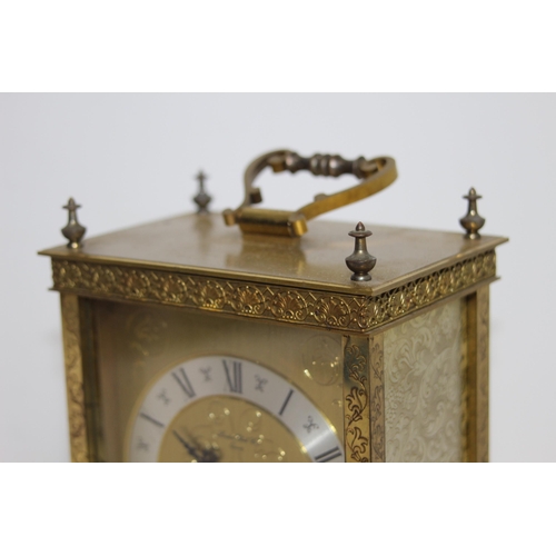 345 - VINTAGE CARRIAGE CLOCK AND TWO OTHERS