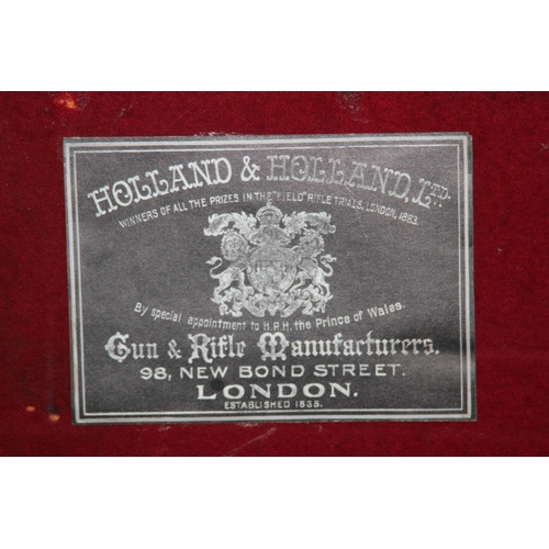 346 - VINTAGE HOLLAND AND HOLLAND GUN CASE